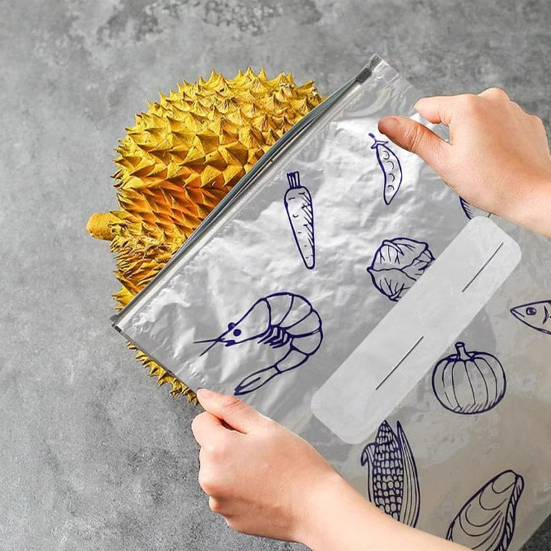 🥦Genanvendelige forseglelige opbevaringsposer i aluminiumsfolie