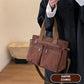 💥💥SALGSFAVORIT – OVER 50.000+ SOLGT!👜Vintage ensfarvet skuldertaske