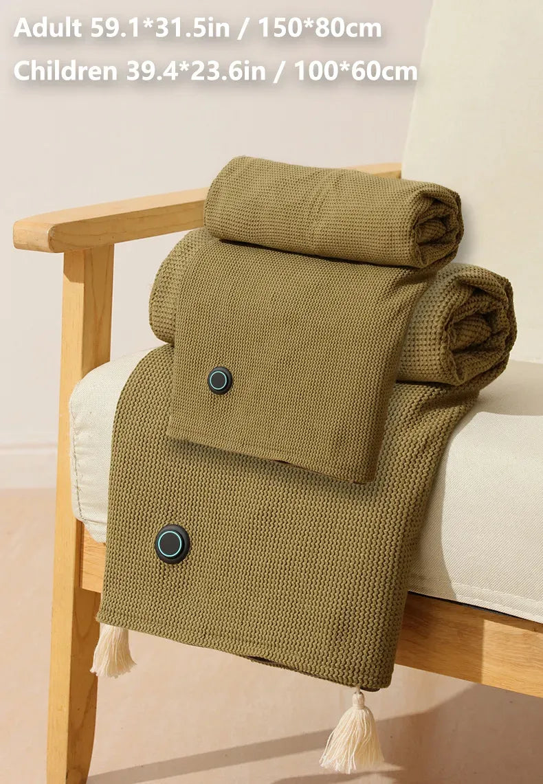 🎅De bedste vintergaver 🔥 Bærbart opvarmet sjal