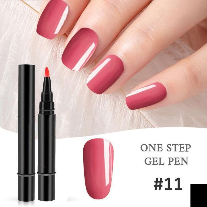 💅One Step gelneglepen 🎨 Gratis håndholdt mini-UV-neglelampe 💡