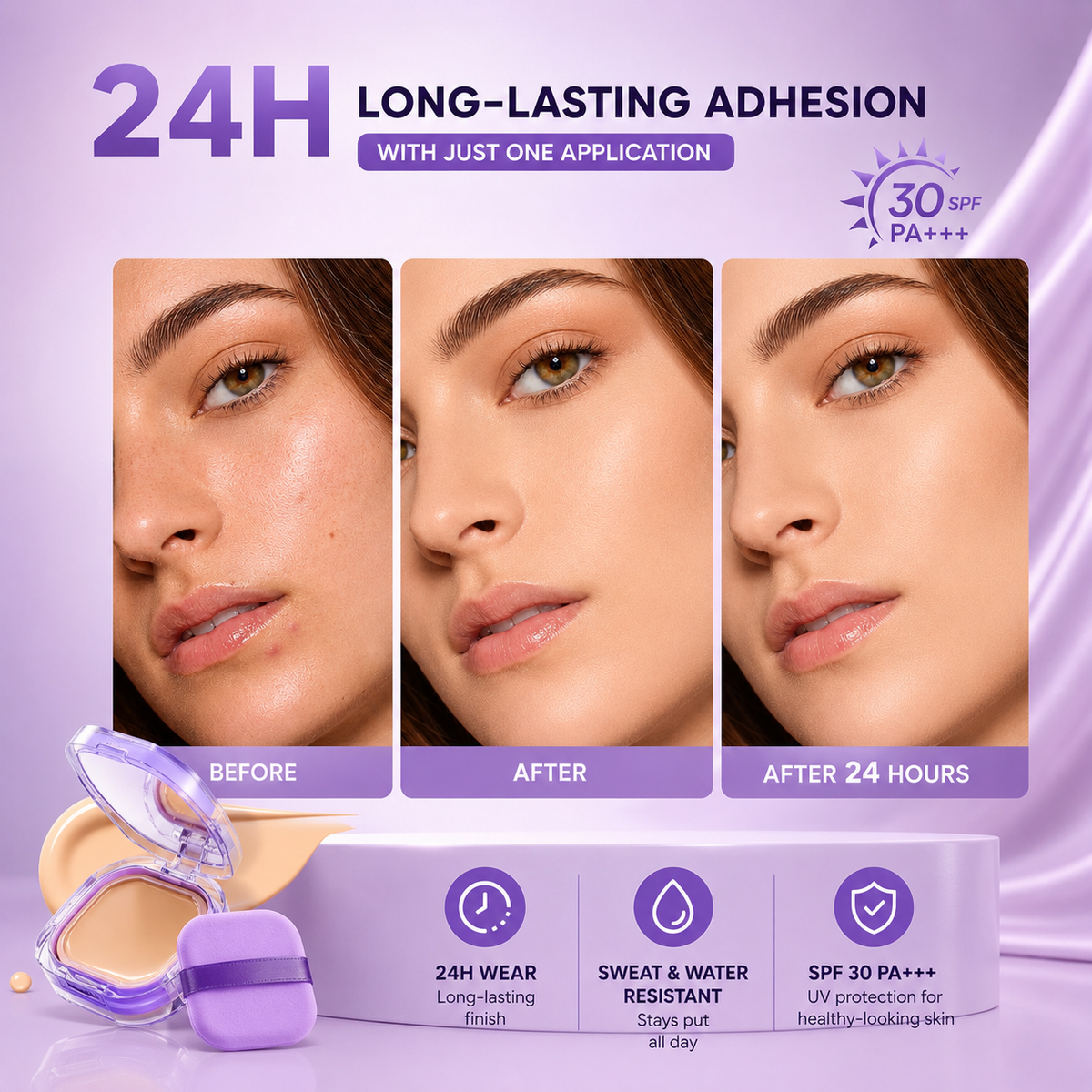 💜Perfect hudtone – hurtigvirkende matterende creme