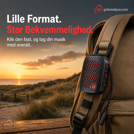Vandtæt Bluetooth-cykelhøjttaler med monteringsbeslag