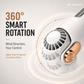 🍃 50% RABAT NU! 💨 Halsventilator med aircondition – stille, bærbar og 360° drejbar – perfekt til sommeren 🌞