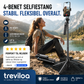 Selfiestang med firebenet stativ til smartphones