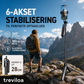 Selfiestang med firebenet stativ til smartphones