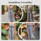 👗 50 % RABAT NU! 🌺 Geometrisk jumpsuit med sideslids – elastisk ryg & unikt mønster ✨