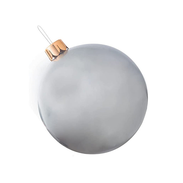 ✨JULEUDSALG 50 % RABAT✨ Oppustelig julekugle i PVC til udendørs dekoration
