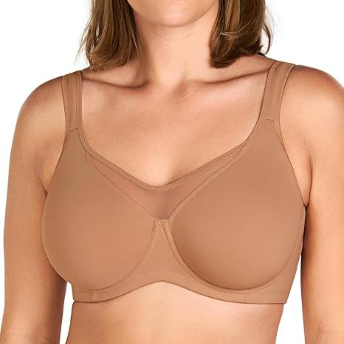 💐Elegant, gennemsigtig bh i store størrelser med fuld dækning til kvinder | Uden bøjler og anbefalet af over 50.000 kvinder👙