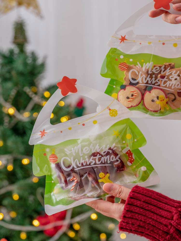 💖 SIDSTE DAG – 50 % RABAT! 🎁 Selvforseglende juleposer med julemand & snemand 🎅⛄