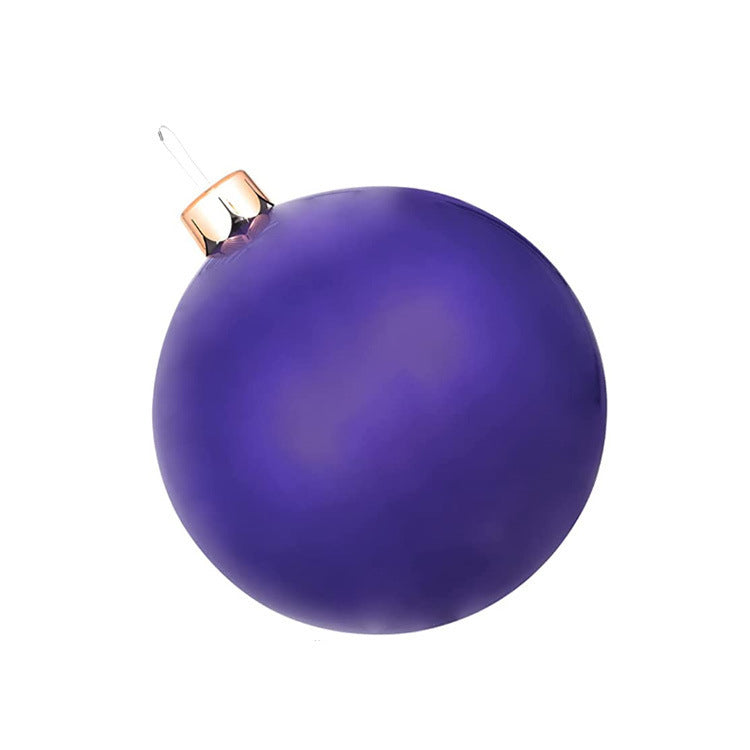 ✨JULEUDSALG 50 % RABAT✨ Oppustelig julekugle i PVC til udendørs dekoration