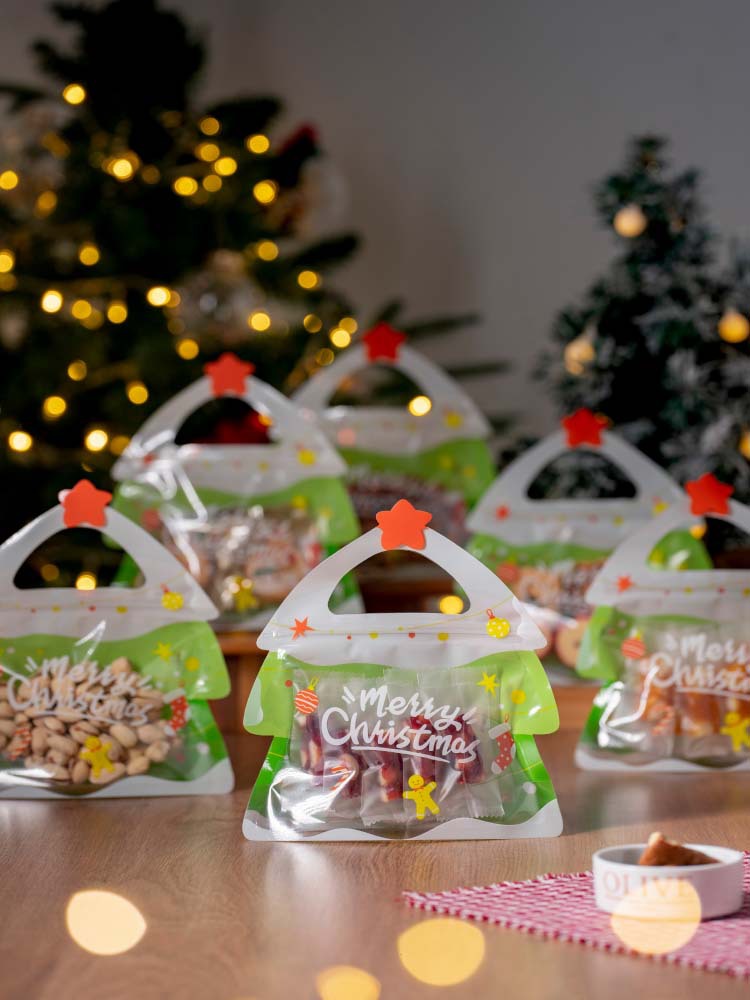 💖 SIDSTE DAG – 50 % RABAT! 🎁 Selvforseglende juleposer med julemand & snemand 🎅⛄
