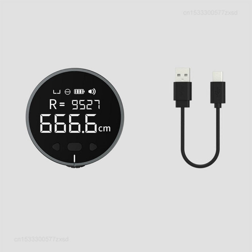 🔧 50 % RABAT NU! 💥 Nyt produkt 2026! Elektronisk målebånd med høj præcision – mini, let & 8 funktioner – måler op til 99 meter med ét tryk ✨