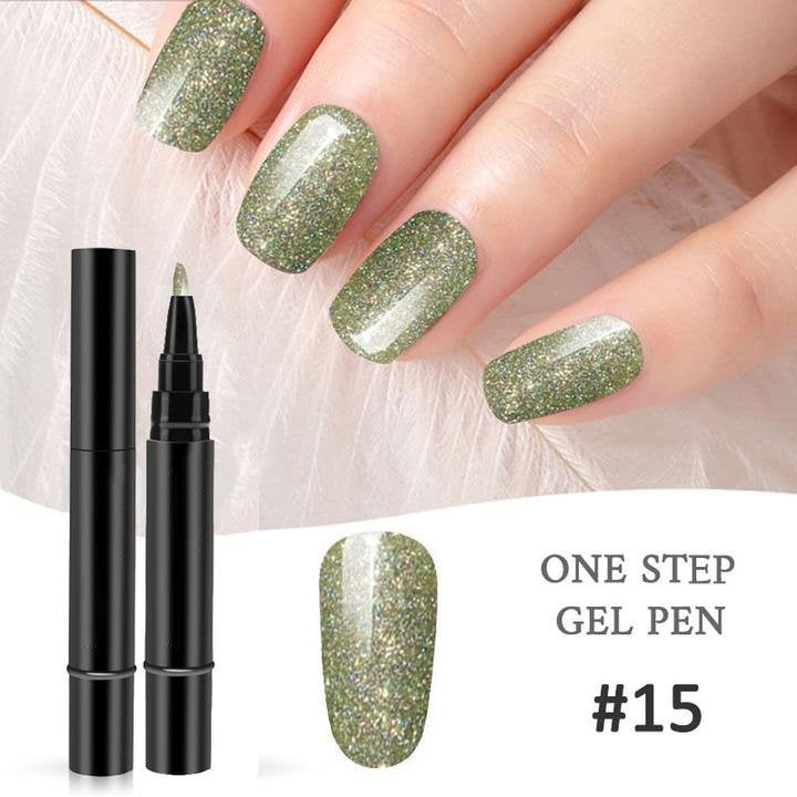 💅One Step gelneglepen 🎨 Gratis håndholdt mini-UV-neglelampe 💡
