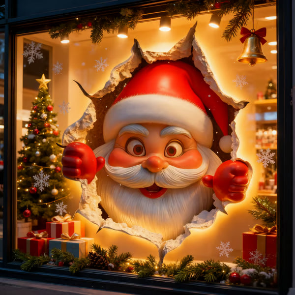 🎄Juleudsalg 50 % rabat🎅Kreative juleklistermærker til vægge