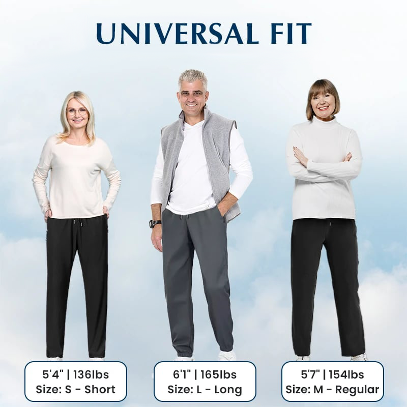 💖💖 SIDSTE DAG – 65% RABAT! 💖🎁 Unisex ultrabløde stretchbukser med perfekt fald til en afslappet stil