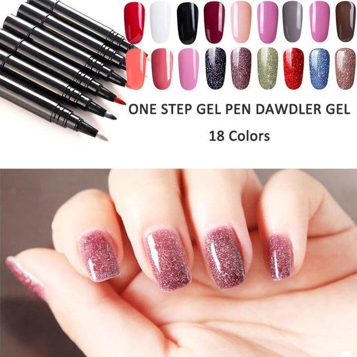 💅One Step gelneglepen 🎨 Gratis håndholdt mini-UV-neglelampe 💡