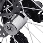 🔒🚲50% RABAT NU! Tyverisikret bremseskivelås til motorcykel og cykel – kompakt minilås i legeret stål til cykel, elcykel og el-løbehjul