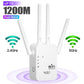 🏠 1200 Mbps WiFi-forstærker – dækker 930 m², 50 enheder og dual band boost 🌐
