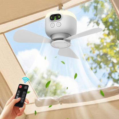 ⏰ Tidsbegrænset tilbud: 50 % RABAT på en genopladelig loftventilator med LED! 🌬️✨