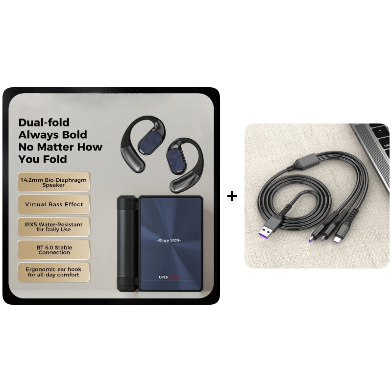 🎧 BEGRÆNSET TID – 50 % RABAT! 💥 Trådløse støjreducerende Bluetooth 6.0-øretelefoner – 145 timers batteritid, IPX5-vandafvisende, til sport ✨