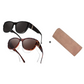 🕶️👓 Til brillebrugere: Disse oversized solbriller passer over dine egne briller og giver dig et filmstjernelook – ingen dyre clip-ons og ingen generende linser!