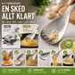 🍳 50 % RABAT NU! ✨ Multifunktionel køkkenske i rustfrit stål – til madlavning, servering & daglig brug 🥣
