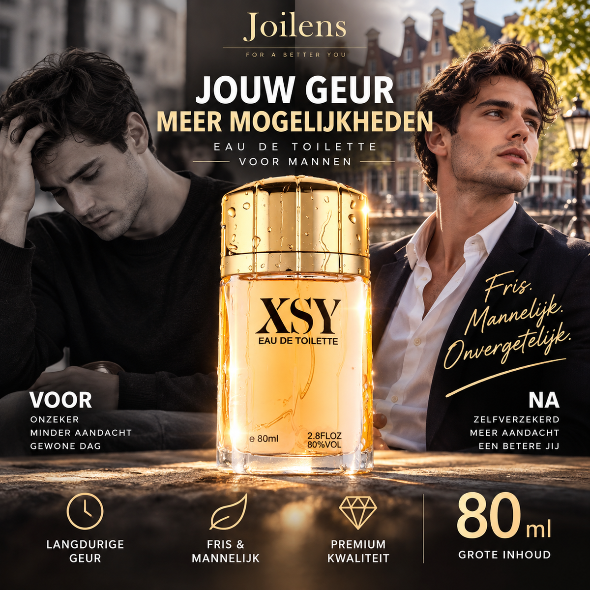 💥 Langvarig herreparfume 🍃 80 ml