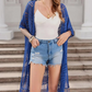 🔥Oversized strikcardigan til kvinder – let hæklet kimono med kvaster til forår og sommer 🌸