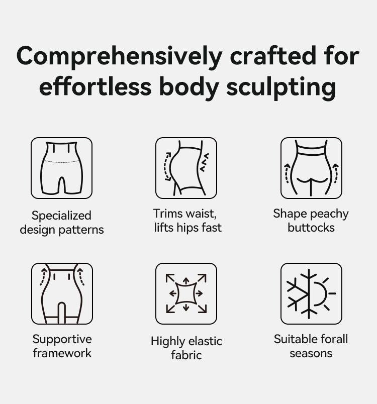 ✨Dame-shapewear med mavekontrol og løftende effekt til balderne