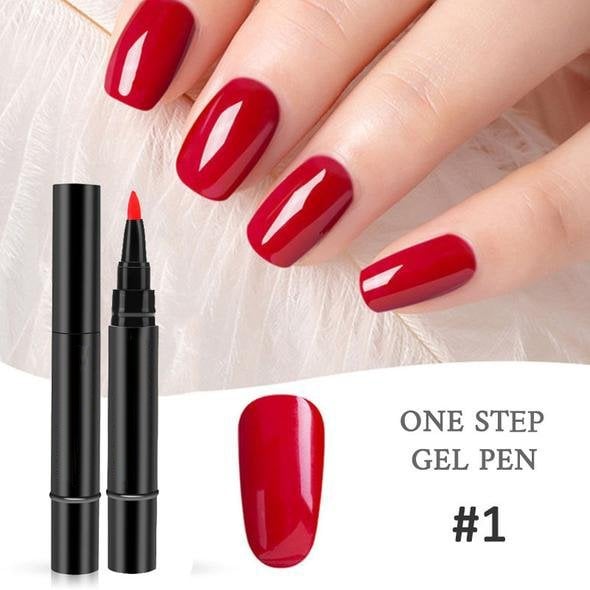 💅One Step gelneglepen 🎨 Gratis håndholdt mini-UV-neglelampe 💡