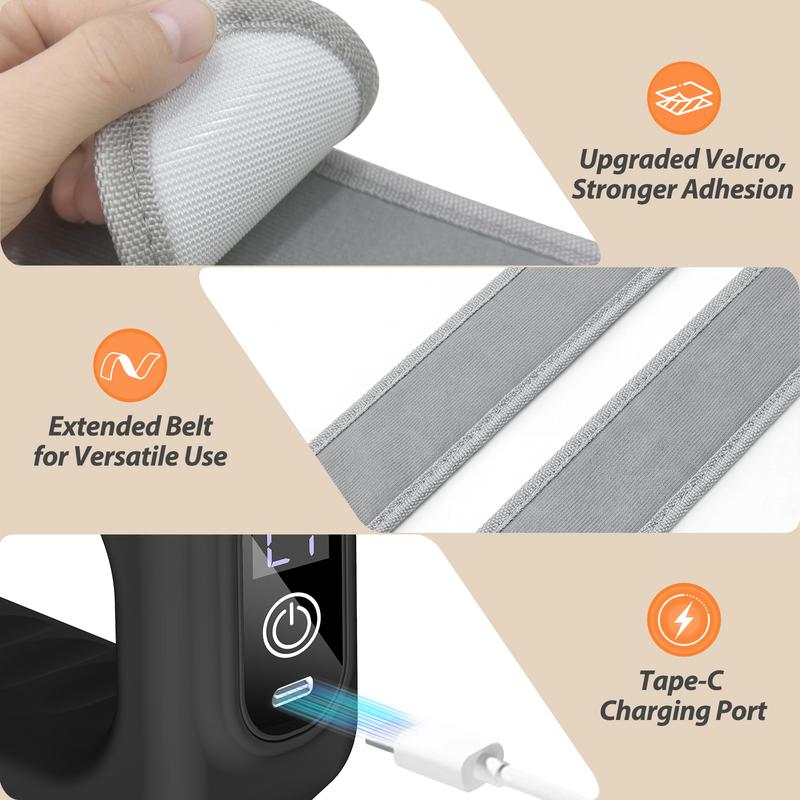 3-i-1 vibrerende fascia-ringmassager