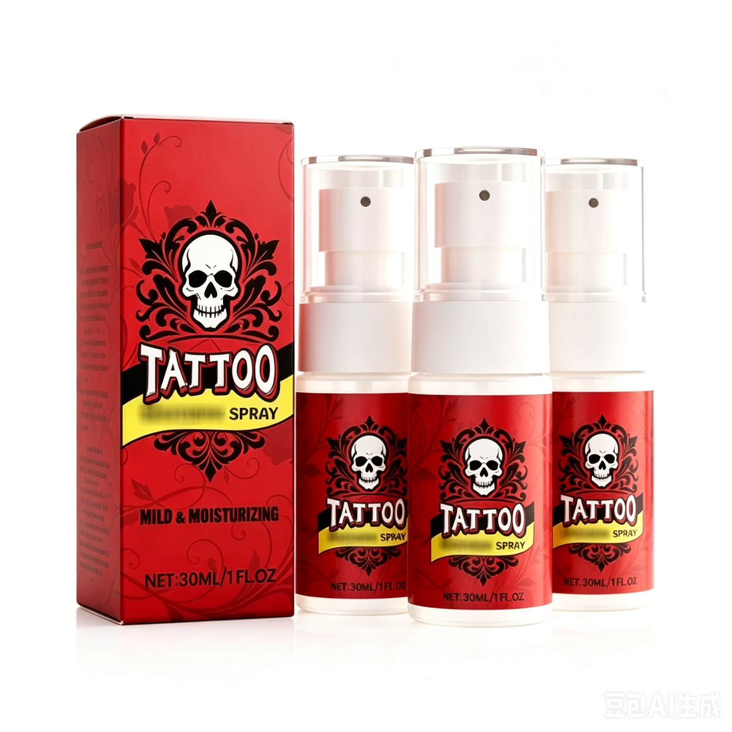 Fugtighedsspray til tatovørpleje
