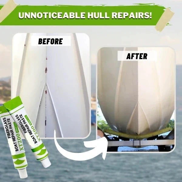 🚤 Richvrd glasfiber-reparationspasta til båd – hurtig gelcoat-reparation, marinekvalitet, nem påføring ✨