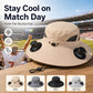 🧢 Solcelledrevet hat med ventilator – aftagelig, genopladelig ventilator, stor skygge, ideel til vandring, fiskeri & outdoor ☀️