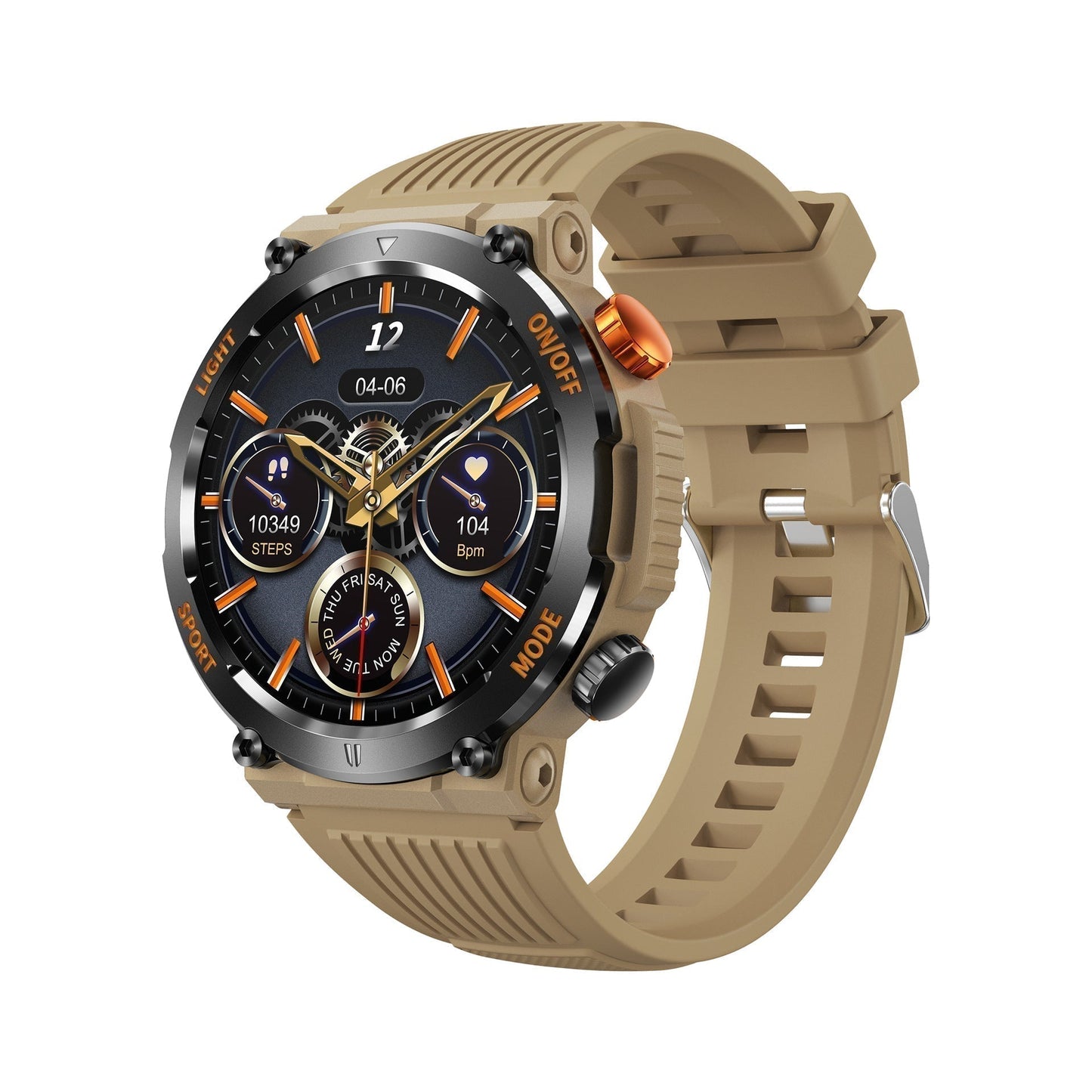⌚ Vandtæt smartwatch til sport og udendørs brug