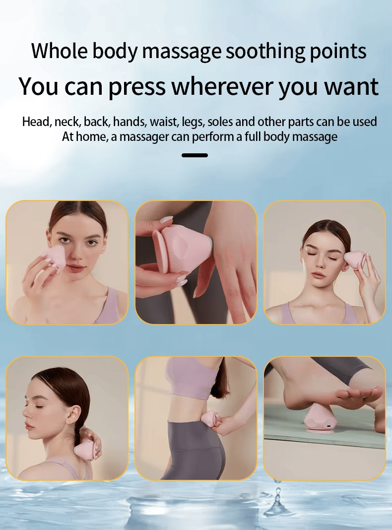Elektrisk Massagebold med Sugekop – Perfekt afslapning til muskler og krop!