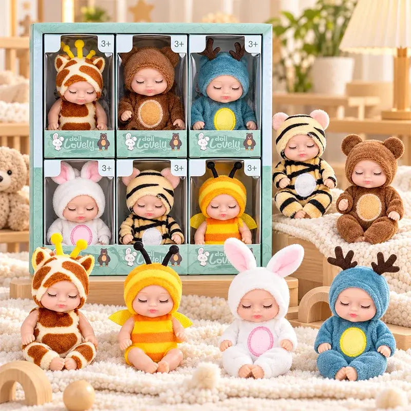 💕POPULÆRT UDSALG 50 % RABAT🧸Mini Reborn-babydukker – naturtro realistiske babydukker👼🎁