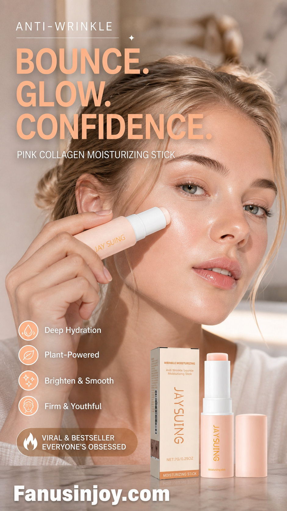 ✨️Kendislignende hud tilbage!💦Pink Collagen Volume Multi Balm