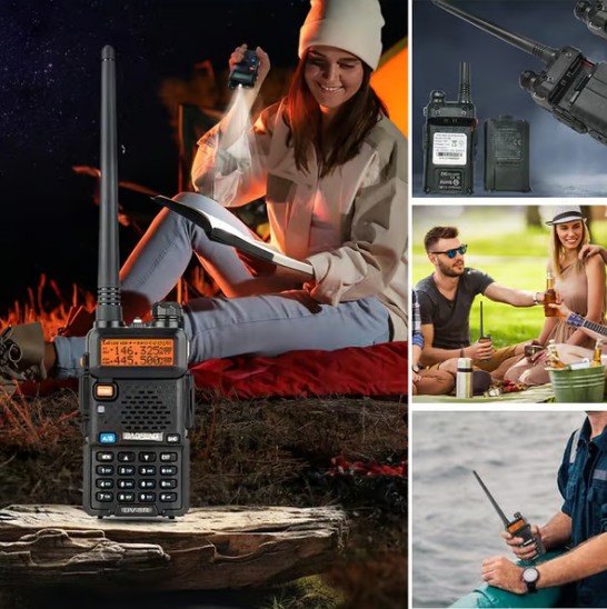 📡 UV-5R Ham Radio Lang rækkevidde UV5R To-vejs radio Dual Band Walkie-Talkie