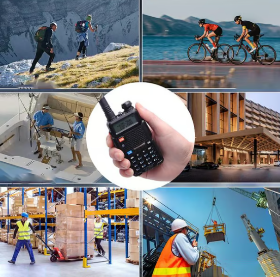 📡 UV-5R Ham Radio Lang rækkevidde UV5R To-vejs radio Dual Band Walkie-Talkie