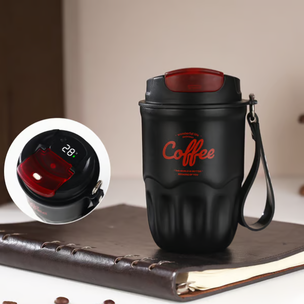 🎁💥SIDSTE DAG – 50% RABAT!!☕ Termokrus i 316 rustfrit stål med LED-temperaturvisning