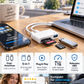 💾✨ 5-i-1 hukommelseskortlæser med flere porte – nem filhåndtering 🔌📱