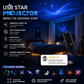 ✨ Plug-and-Play HD Stjerneprojektor 🥳 50.000+ glade brugere
