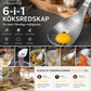🍳 50 % RABAT NU! ✨ Multifunktionel køkkenske i rustfrit stål – til madlavning, servering & daglig brug 🥣