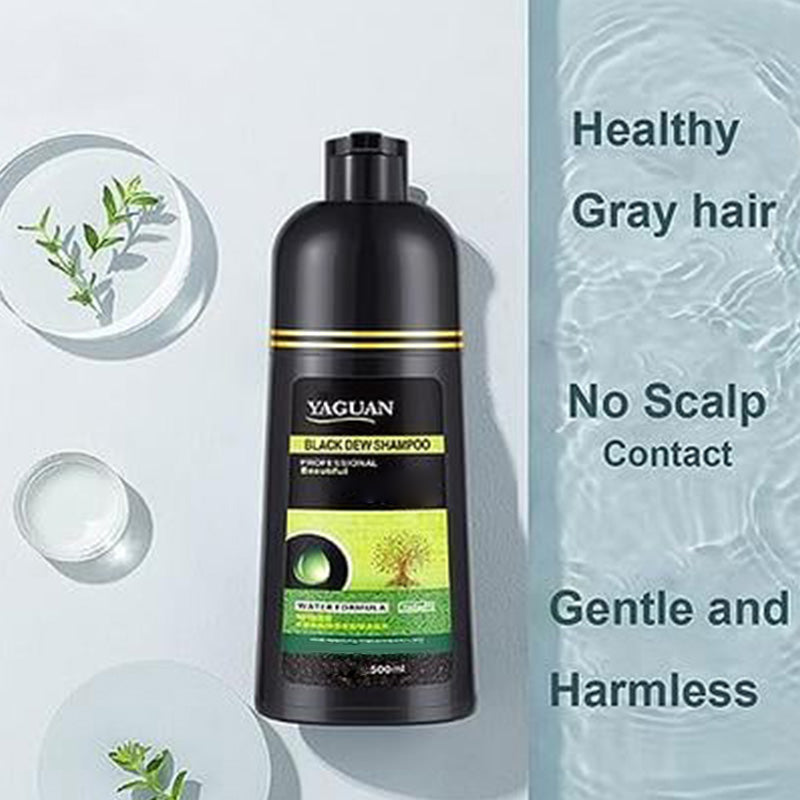 🔥VARMT TILBUD 50 % RABAT🎁Plantebaseret shampoo til dækning af gråt hår