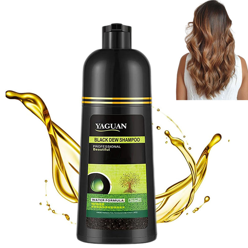 🔥VARMT TILBUD 50 % RABAT🎁Plantebaseret shampoo til dækning af gråt hår