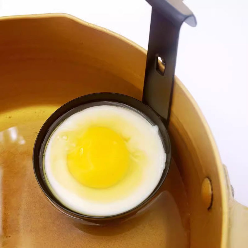 🍳🥚 2026 silikoneforme til pocherede æg med ophængsøre | Non-stick og nem udtagning til perfekte æg hver gang | Tåler opvaskemaskine og er BPA-fri