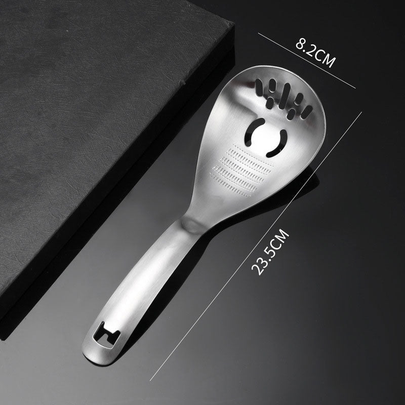 🍳 50 % RABAT NU! ✨ Multifunktionel køkkenske i rustfrit stål – til madlavning, servering & daglig brug 🥣