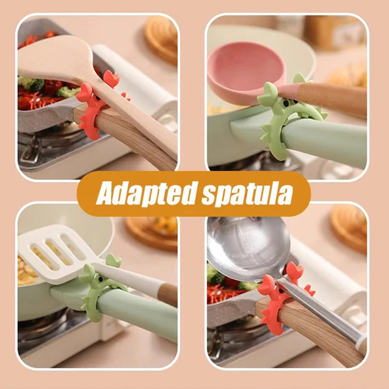 🦀 Krabbeformet redskabsholder i silikone – 3-pak