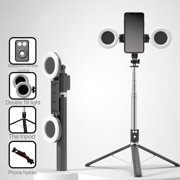 Ny 6-i-1 Bluetooth-selfiestang